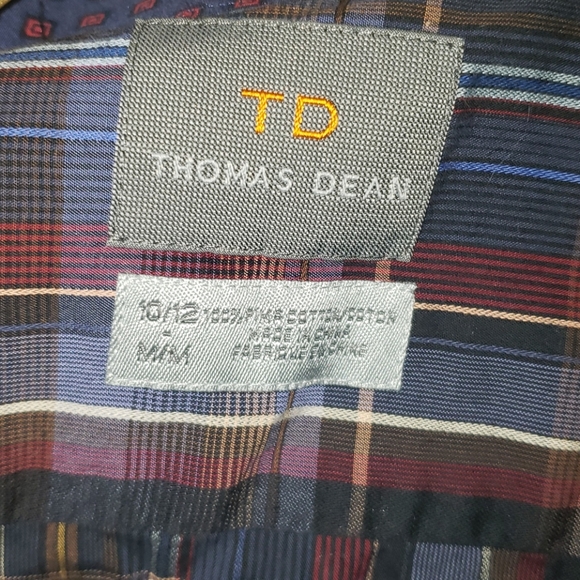 Thomas Dean kids size 10/12 button down shirt - Picture 2 of 4
